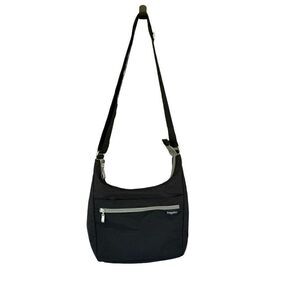Baggallini Sidekick RFID Large Crossbody Bag Nylon Black